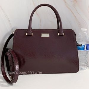 New Kate Spade Lise Patent Leather Satchel